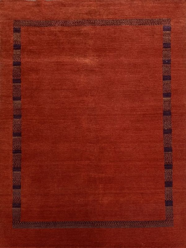 Carpetmantra Hand Knotted Gabbeh Carpet 5.7ft X 7.10ft