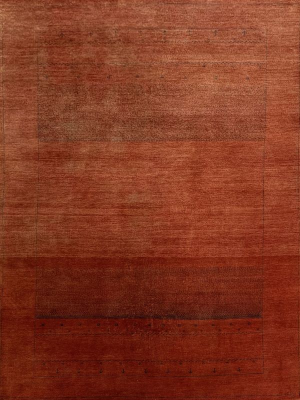 Carpetmantra Hand Knotted Gabbeh Carpet 5.4ft X 8.0ft