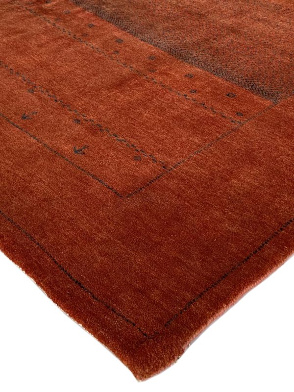 Carpetmantra Hand Knotted Gabbeh Carpet 5.4ft X 8.0ft