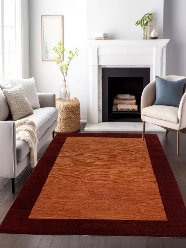 Carpetmantra Hand Knotted Gabbeh Carpet 4 ft X 6ft