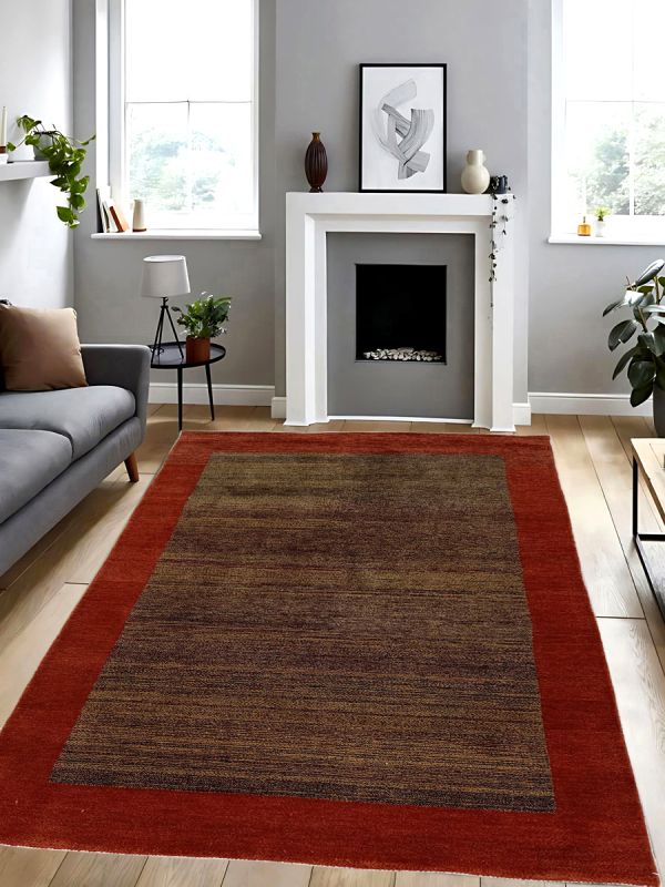 Carpetmantra Hand Knotted Gabbeh Carpet 4ft X 6ft