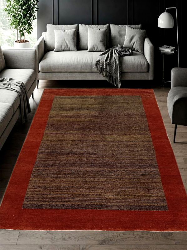 Carpetmantra Hand Knotted Gabbeh Carpet 4ft X 6ft