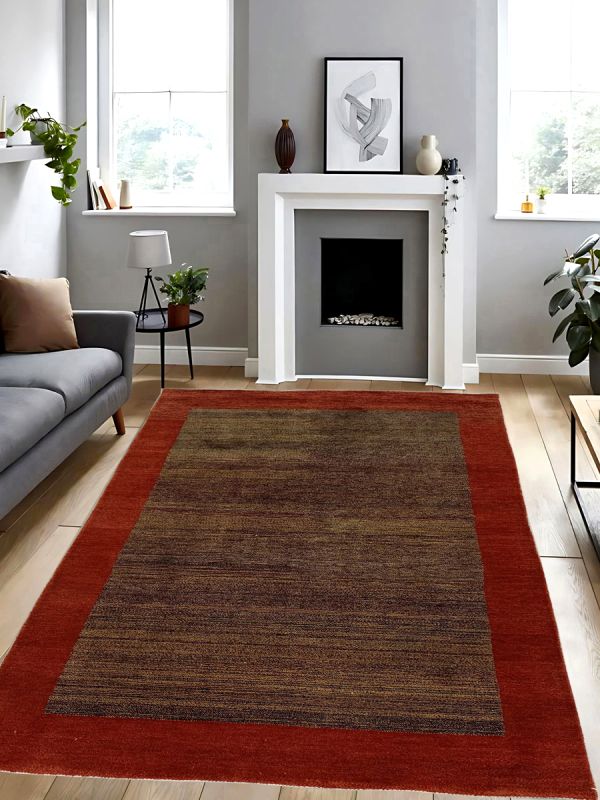 Carpetmantra Hand Knotted Gabbeh Carpet 4ft X 6ft