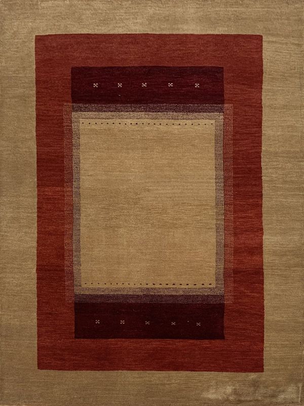 Carpetmantra Hand Knotted Gabbeh Carpet 4ft X 6ft
