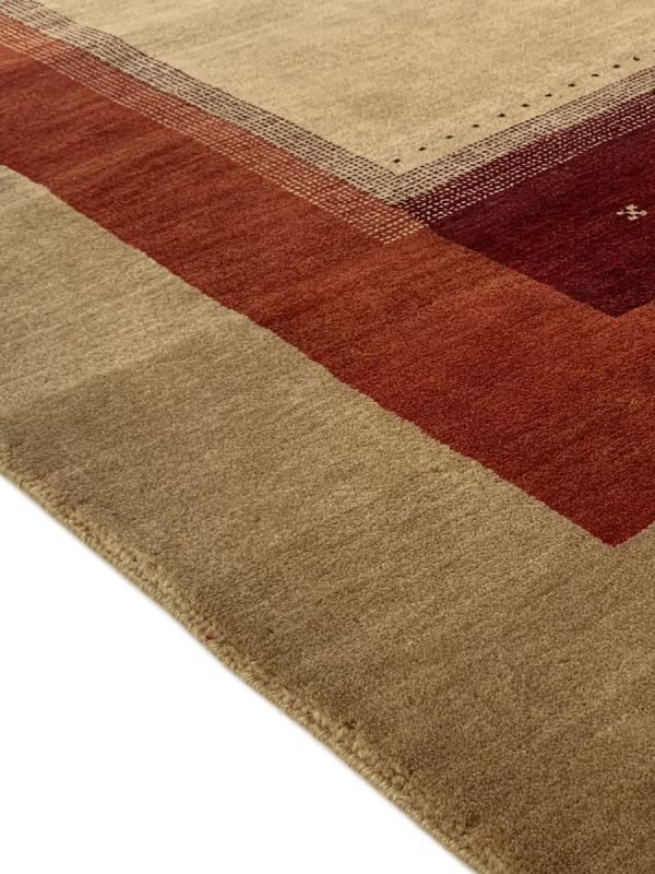 Carpetmantra Hand Knotted Gabbeh Carpet 4ft X 6ft