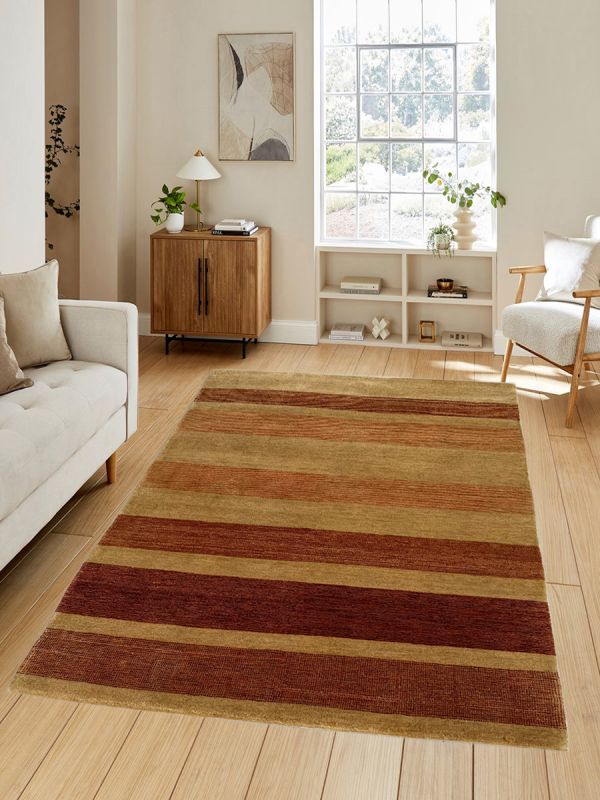 Carpetmantra Hand Knotted Gabbeh Carpet 4.0ft X 5.8ft