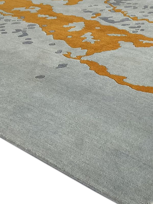 Carpetmantra Hand knotted Designer Multi Carpet 6ftx9ft