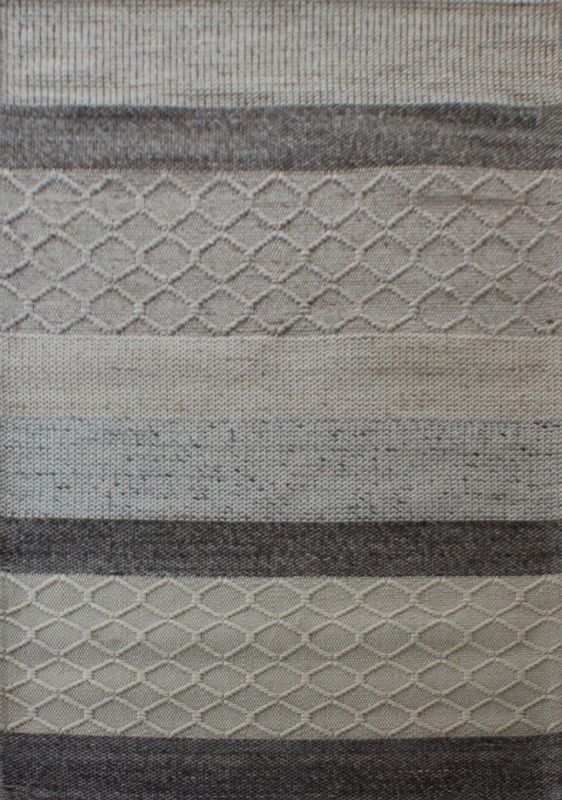 Carpetmantra Hand Woven Natural Grey Carpet 5ft X 8ft