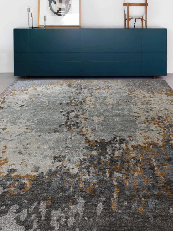 Carpetmantra Hand knotted Bamboo Silk  Designer Carpet 5.8ftx7.7ft 