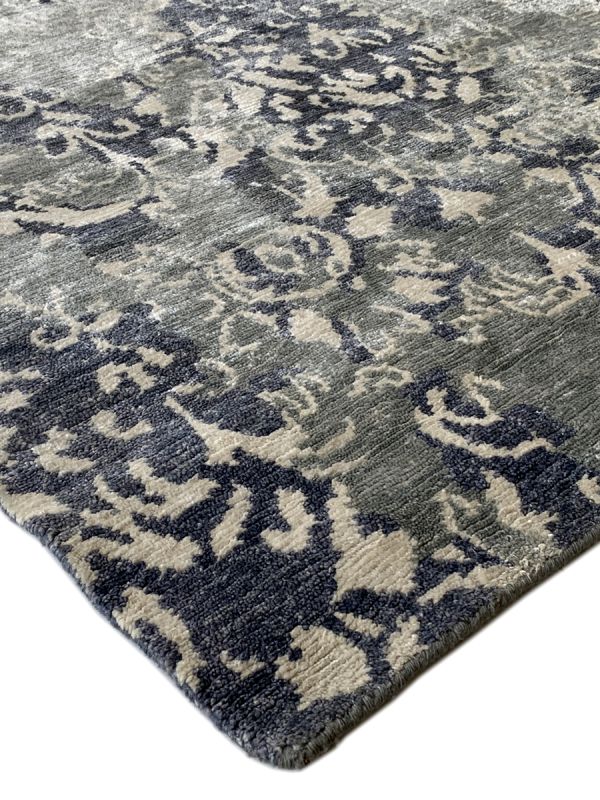 Carpetmantra Hand knotted Bambo Silk Designer Carpet 5.7ftx7.10ft