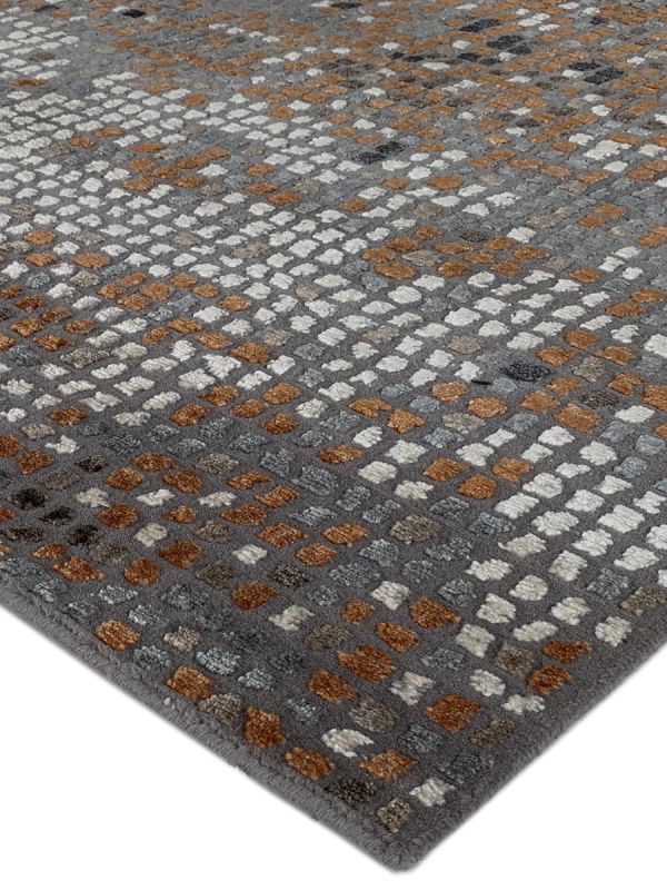 Carpetmantra Hand knotted Bamboo Silk Multi Designer Carpet 5.0ftx7.0ft