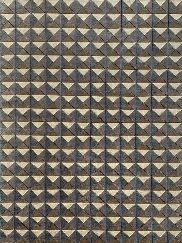 Carpetmantra Hand knotted Multi Modern Carpet 6ft x 9ft