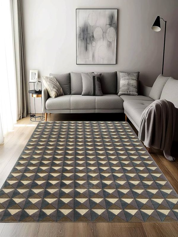 Carpetmantra Hand knotted Multi Modern Carpet 6ft x 9ft