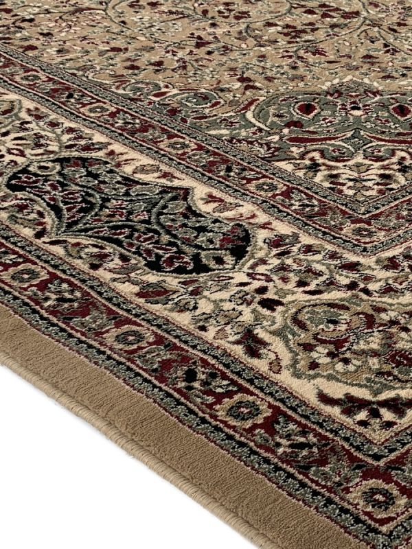Carpetmantra Persian Beige Floral Carpet