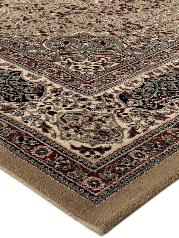 Carpetmantra Persian Beige Floral Carpet