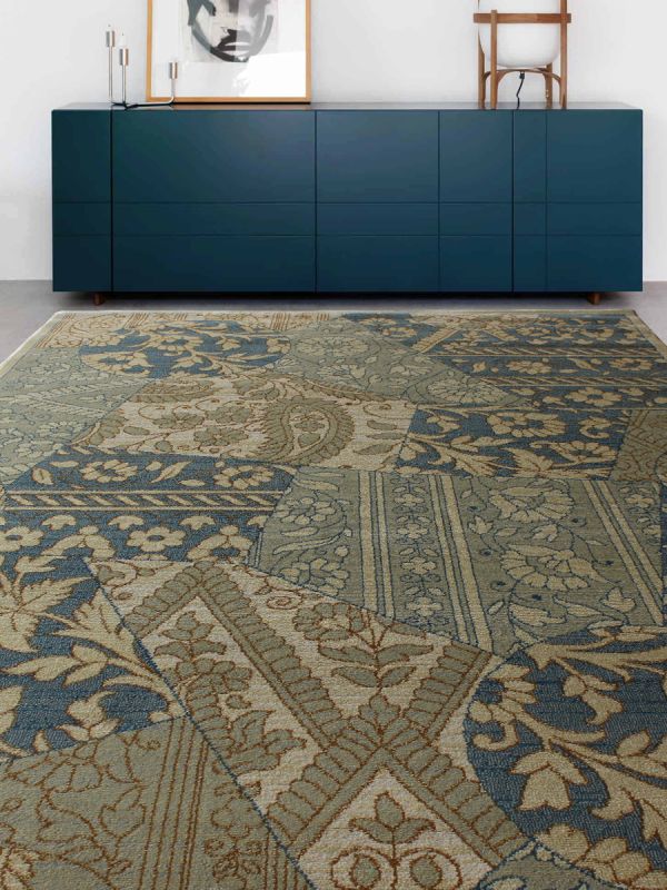 Carpetmantra  Multi Floral Carpet 5.3ft X 7.7ft