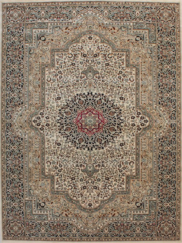 Carpetmantra Persian Beige Traditional Carpet 6ft X 9ft 