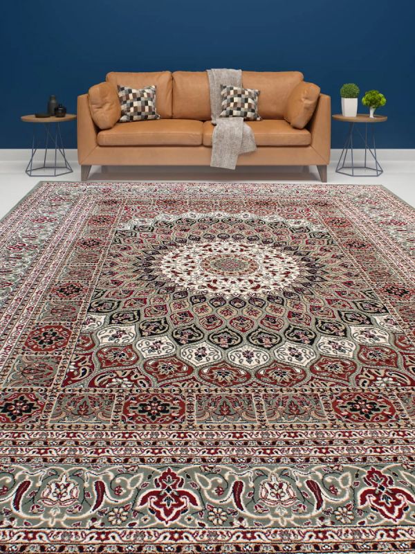 Carpetmantra Persian Green Traditional Carpets 