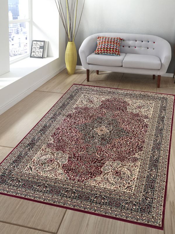 Carpetmantra Persian Traditional Red Carpet 