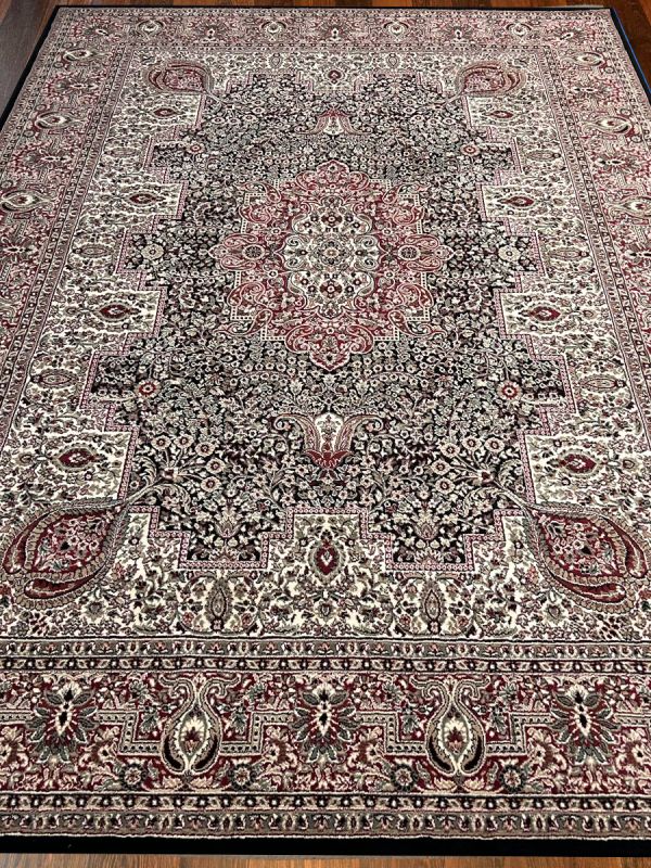 Carpetmantra Persian Black Traditional Carpet 