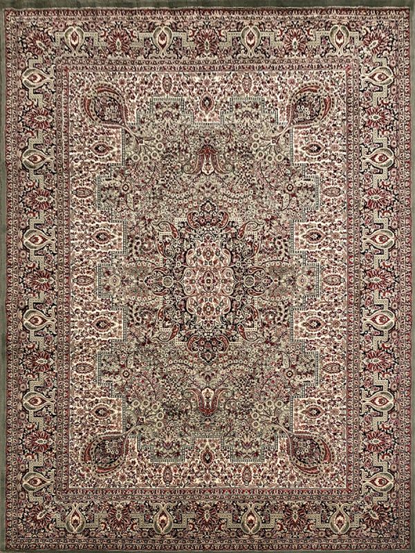Carpetmantra Persian Green Traditional Carpet 