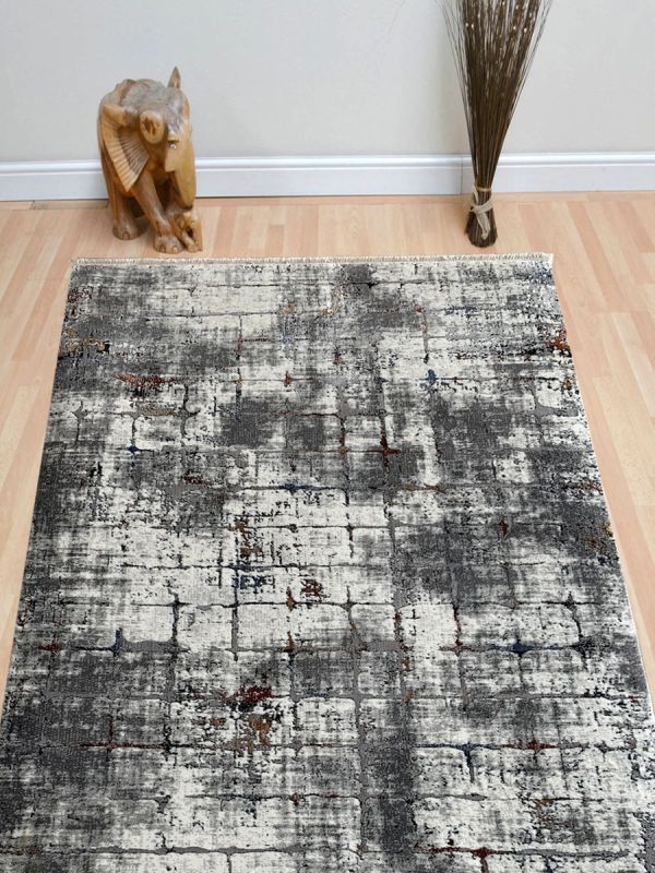 Carpetmantra Multi Modern Runner Carpet 3.2ft X 6.8ft  