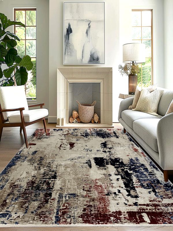 carpetmantra Multi color Abstract Carpet