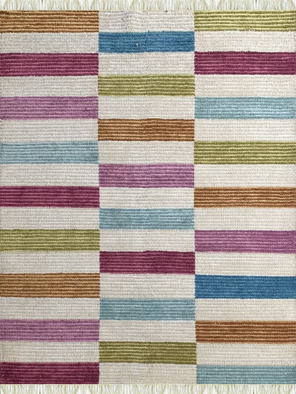 Carpetmantra Bamboo Silk Handmade Multi Carpet 5.8ft X 7.9ft