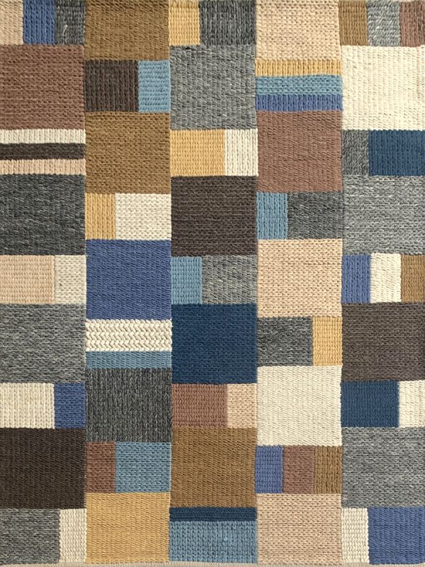 Carpetmantra Hand Woven Multi Carpet 4.6ft X 6.6ft