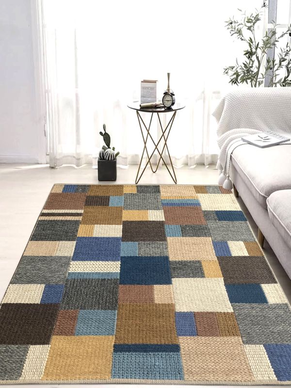 Carpetmantra Hand Woven Multi Carpet 4.6ft X 6.6ft