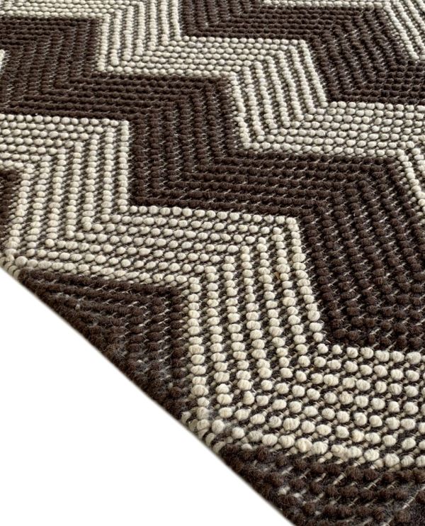 Carpetmantra Hand Woven Chocolate Carpet 4.0ft X 6.0ft