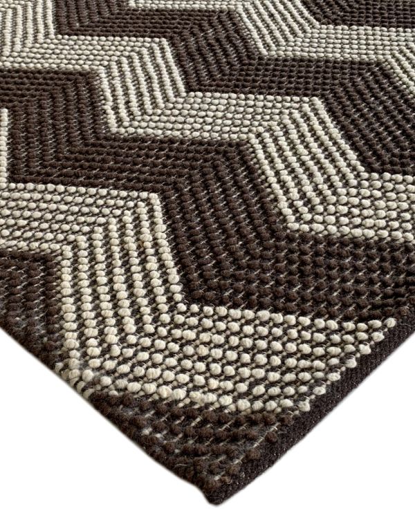 Carpetmantra Hand Woven Chocolate Carpet 4.0ft X 6.0ft