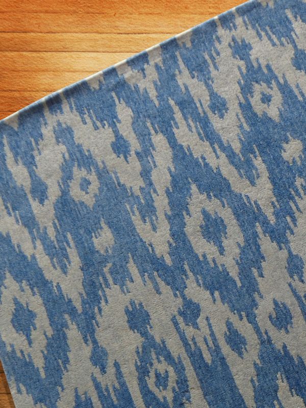 Carpet Mantra Blue modern Carpet 4.6ft x 6.6ft