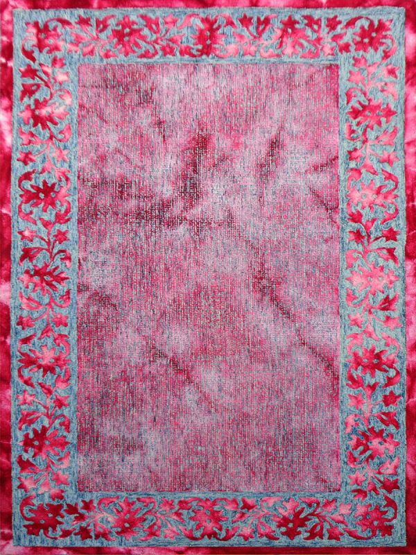 Carpet Mantra Red Modern Carpet 5ft x 8ft 