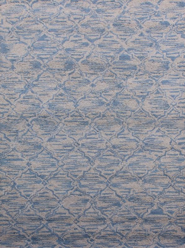 Carpet Mantra Turquoise Modern Carpet 5.0ft x 7.6ft 