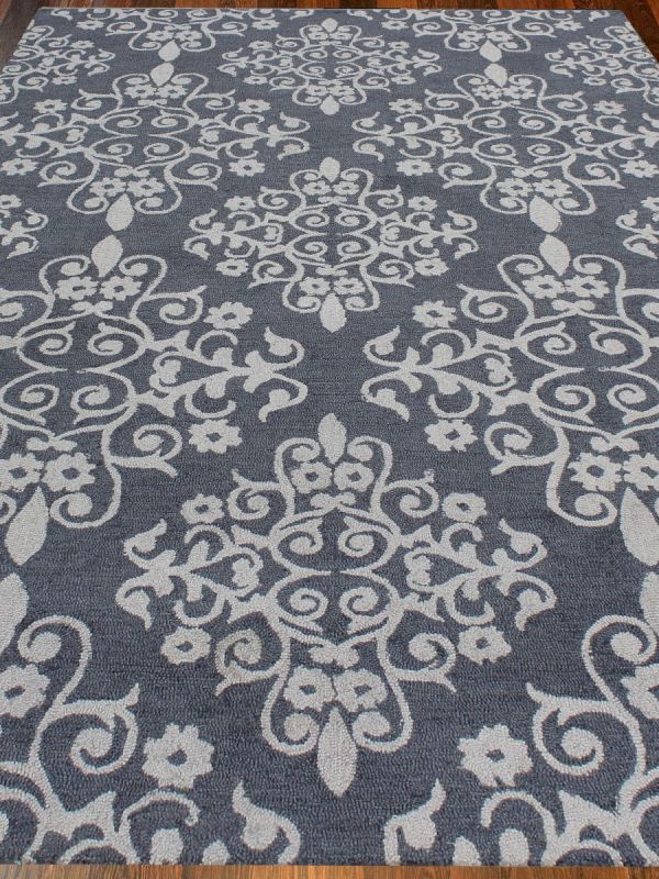 Carpet Mantra Grey Modern Carpet 5.0ft X 8.0ft 