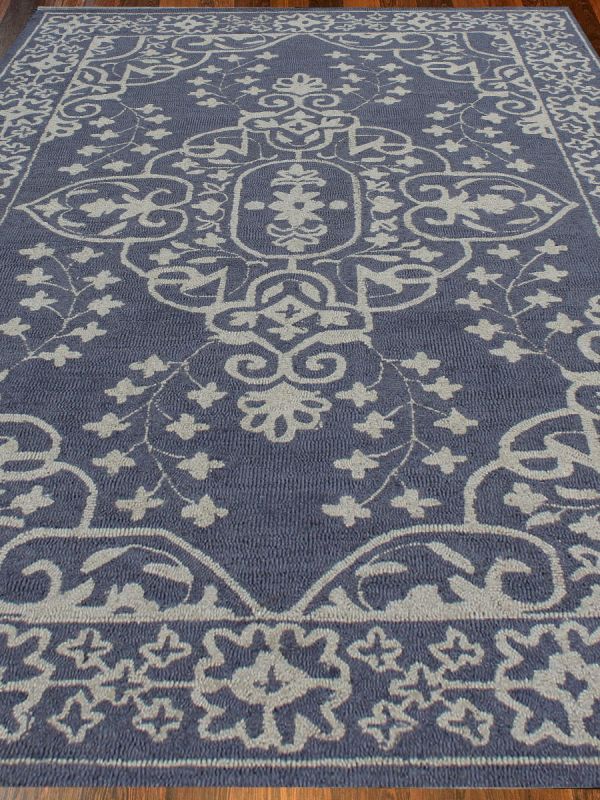 Carpet Mantra Grey Modern Carpet 5.0ft X 8.0ft