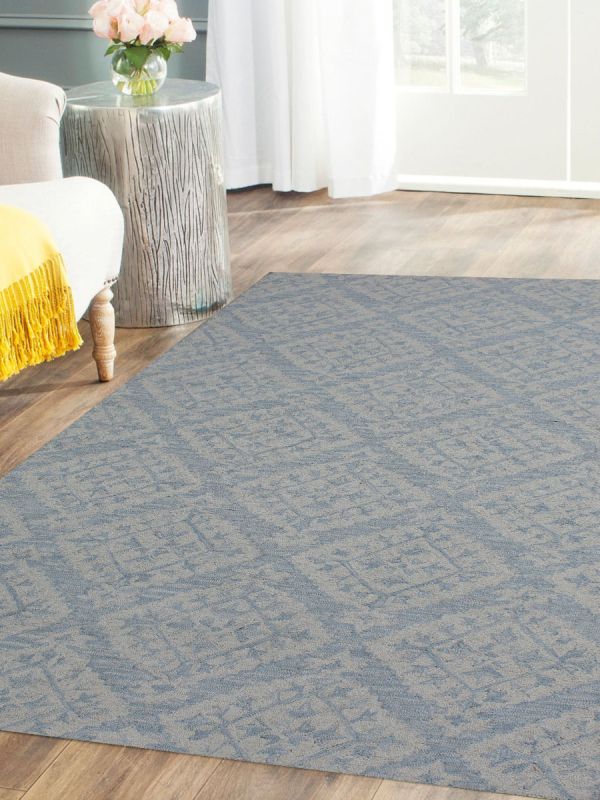 Carpet Mantra Grey Modern Carpet 5.0ft X 8.0ft