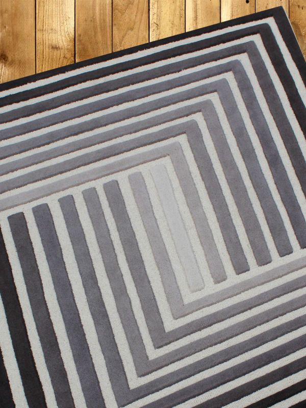 Carpetmantra Black Morder Carpet 4.6ft X 6.6ft 