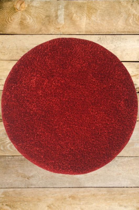 Carpetmantra stick Red Round shaggy 
