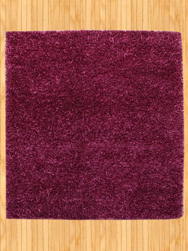 Carpetmantra Purple Stick shaggy 5.10ftX5.6ft