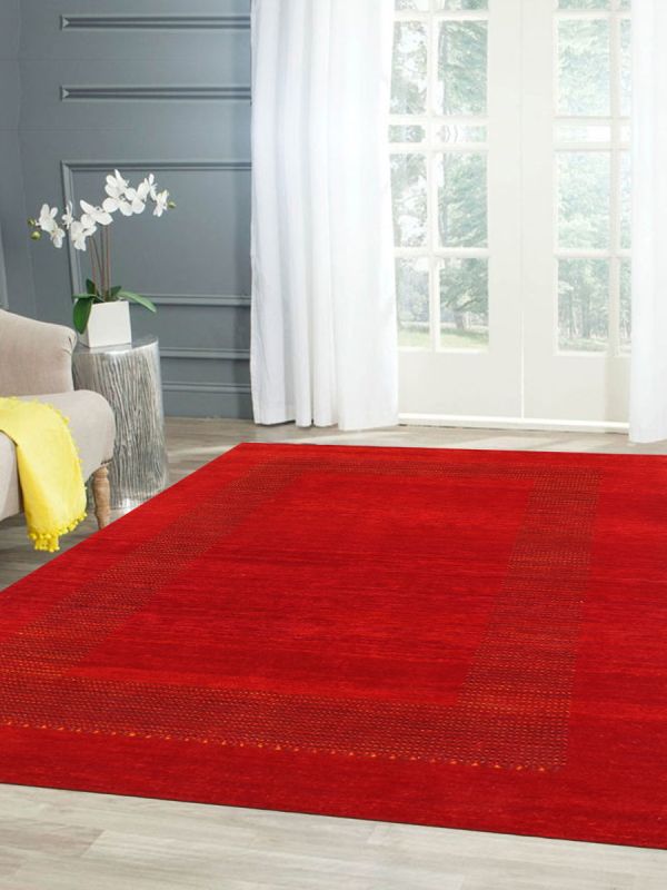 Carpetmantra Hand Knotted Gabbeh Carpet 3.9ft X 5.9ft
