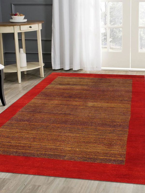Carpetmantra Hand Knotted Gabbeh Carpet 4ft X 6ft