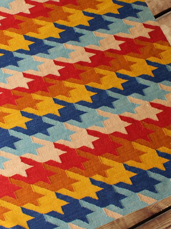 Carpetmantra Flatweave Durrie Carpet 5.6ft x 7.6ft