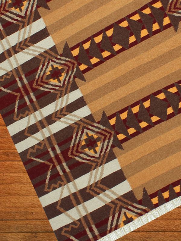 Carpetmantra Flatweave Durrie Carpet 5.7ft x 7.3ft