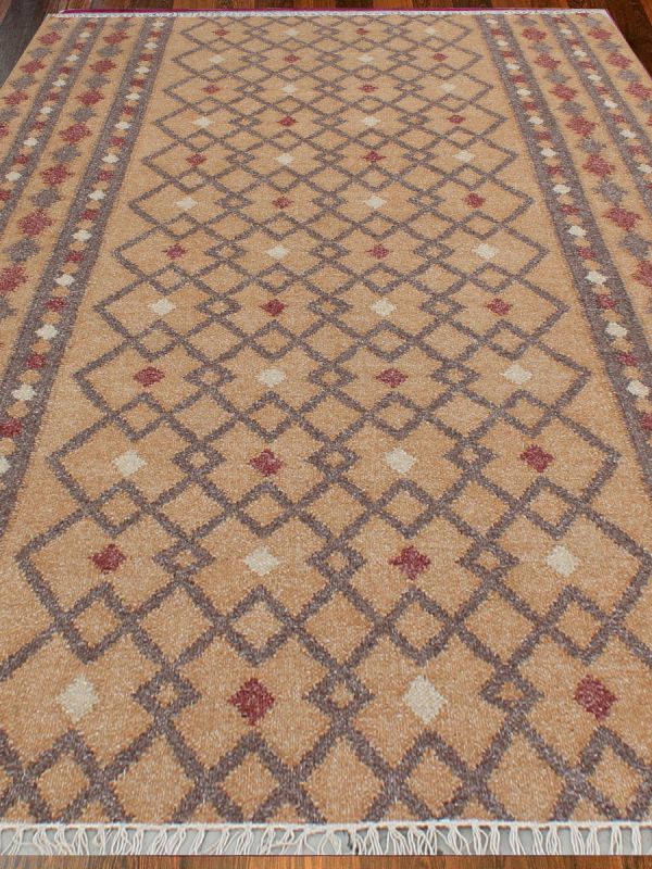 Carpetmantra Flatweave Durrie Carpet 5.0ft x 7.11ft