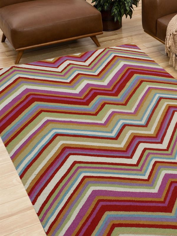 Carpetmantra Flatweave Durrie Carpet 5.7ft x 7.5ft