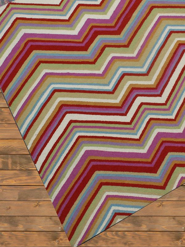 Carpetmantra Flatweave Durrie Carpet 5.7ft x 7.5ft
