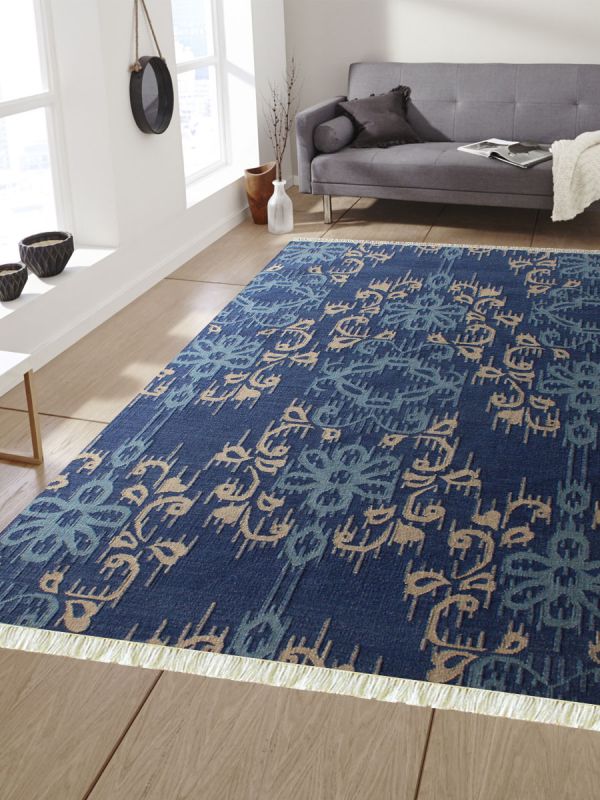 Carpetmantra Flatweave Durrie Carpet 5.5ft x 7.10ft