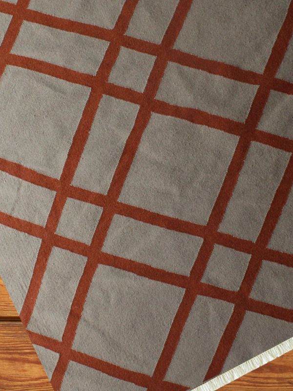 Carpetmantra Flatweave Durrie Carpet 5.6ft x 7.7ft